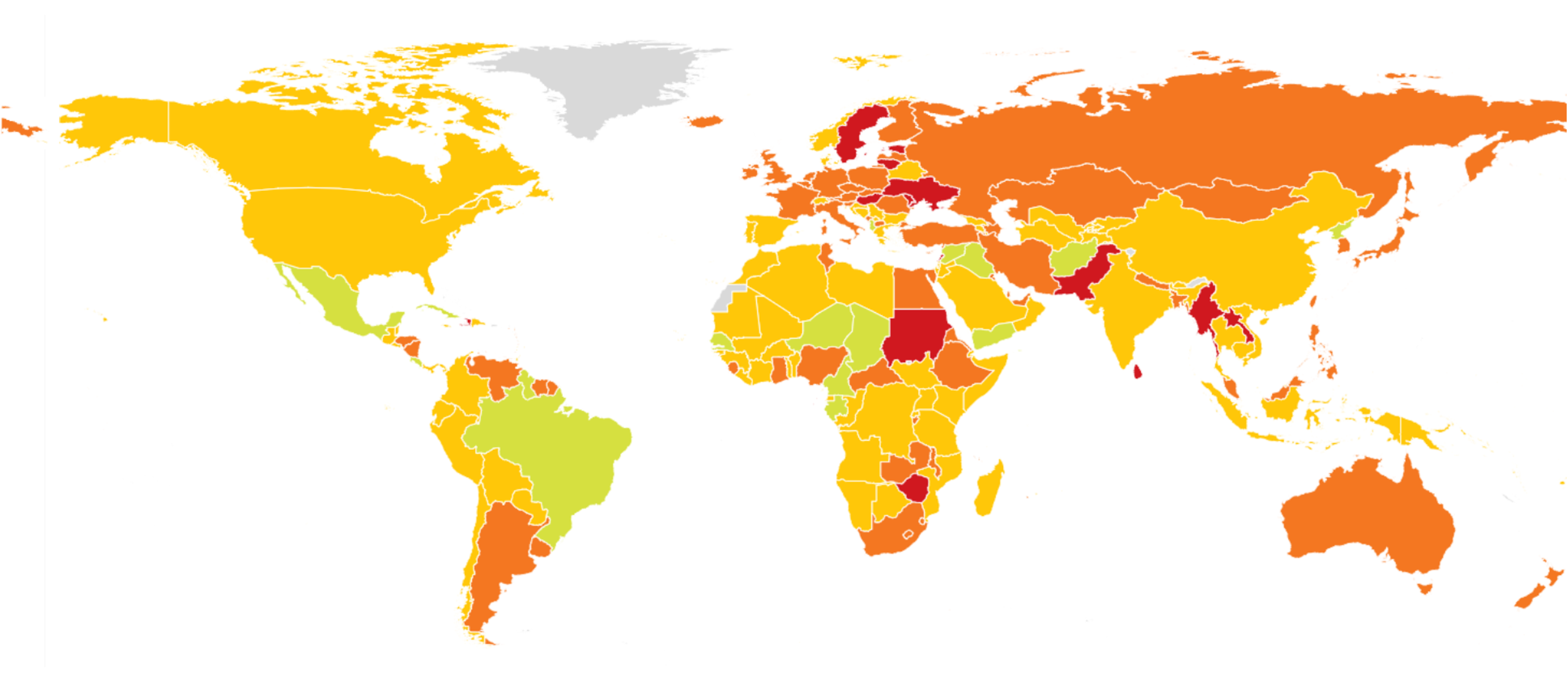 Global map - Economy data