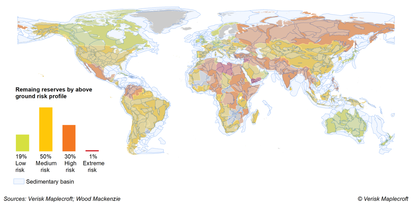 The global above-ground risk profile