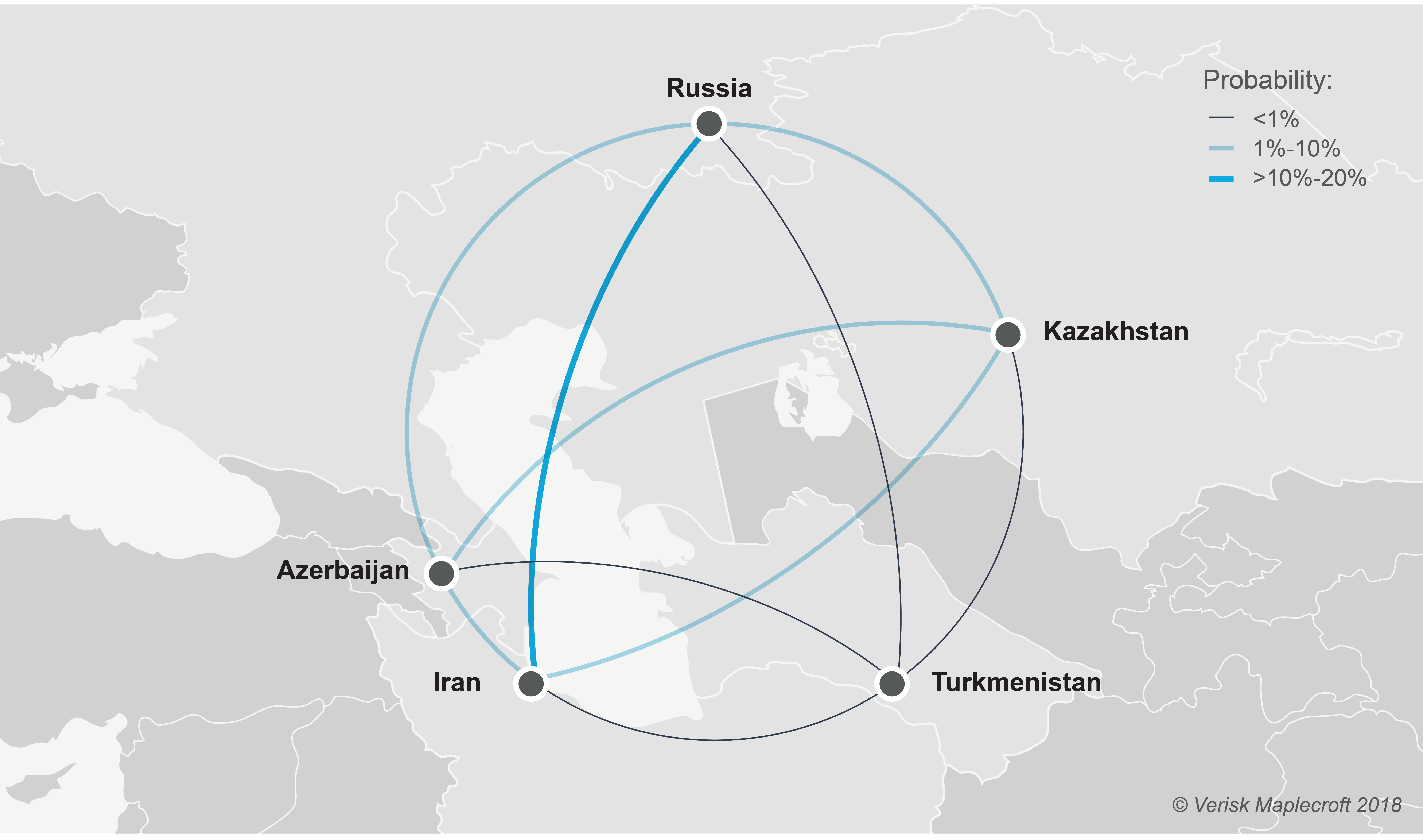 The caspian sea - The risk of interstate tensions..