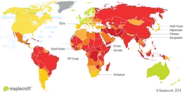 Working Conditions Index 2014