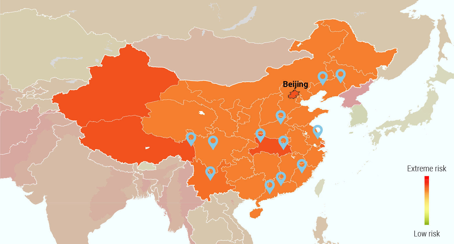 Subnational Forced Labour Index - China