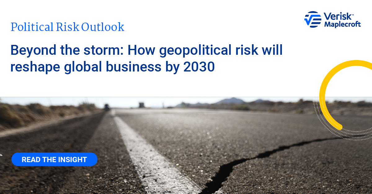 Beyond the storm: How geopolitical risk will reshape global business by ...