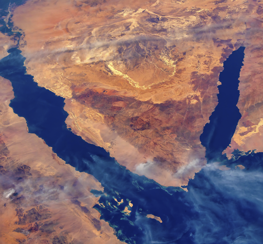 MENA - 5 risks to watch main image - Aerial view of the Red sea
