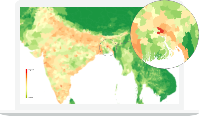 Laptop - SRCC data in a mapping platform