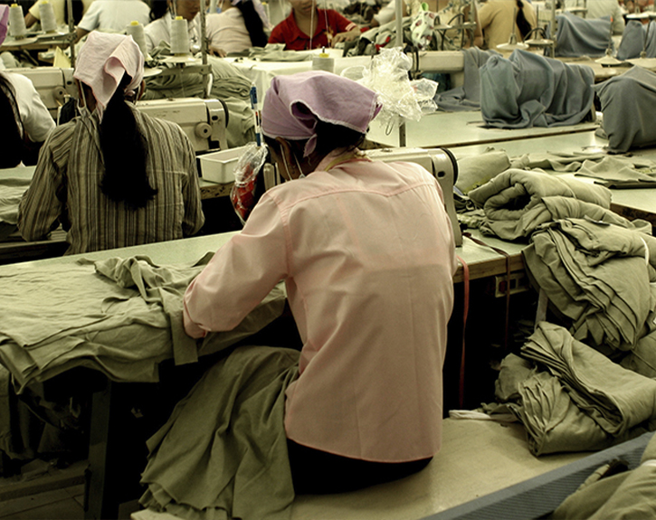 Apparel factory workers
