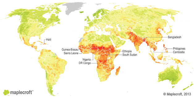 Climate Change Vulnerability Index 2014