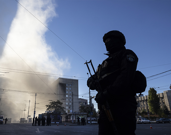 Drone Attack Hits Kyiv