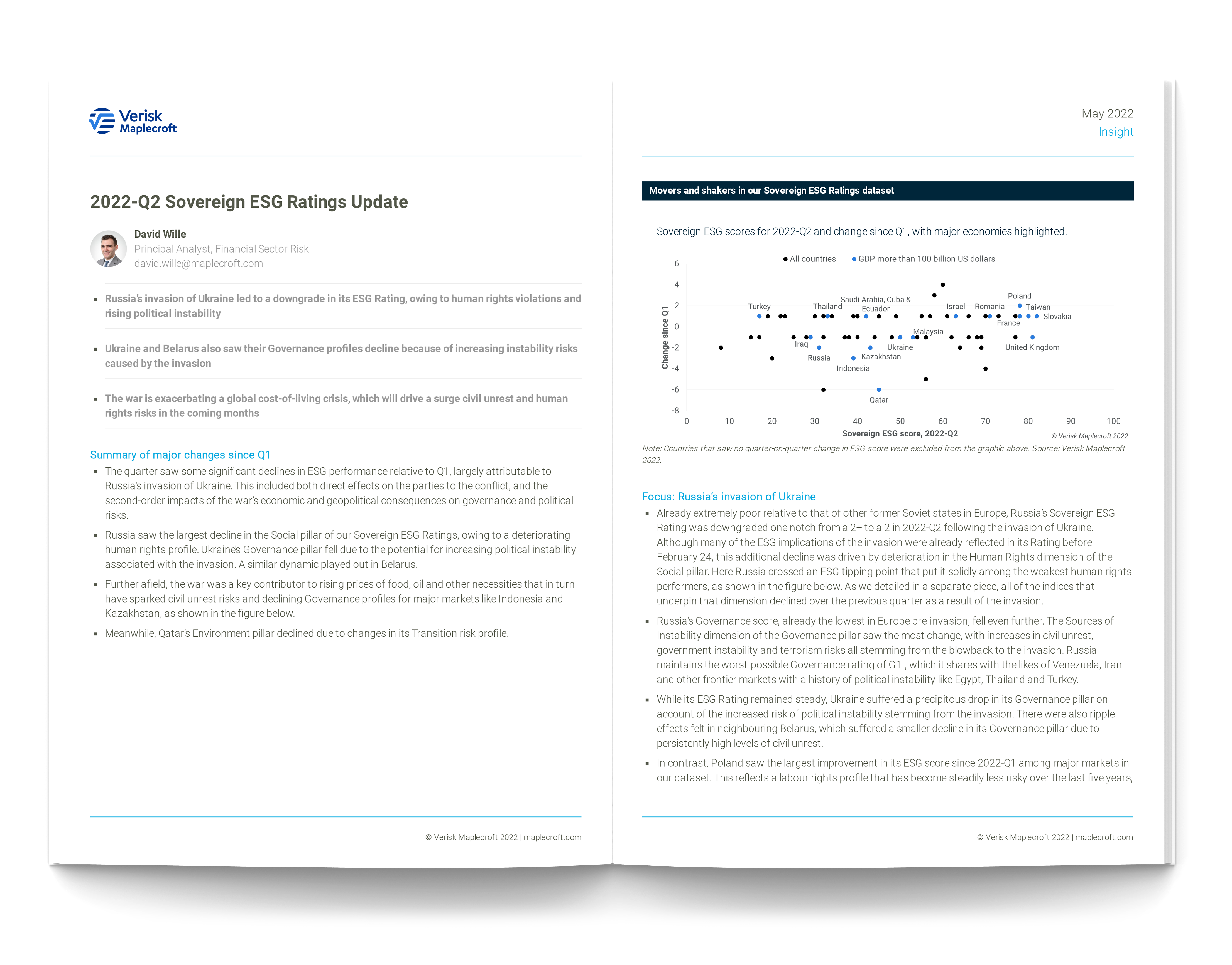 2022-Q2 Sovereign ESG Ratings Update report image