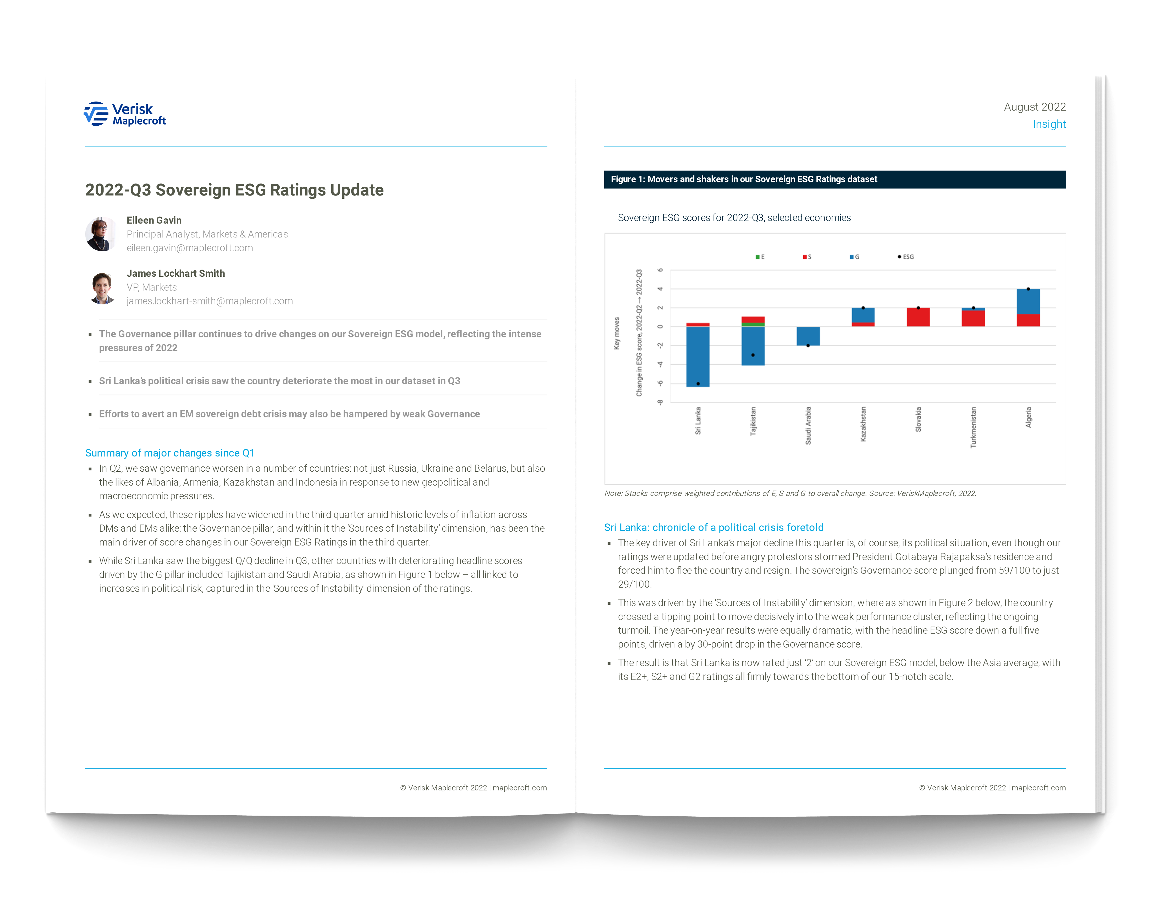 2022-Q3 Sovereign ESG Ratings Update report image