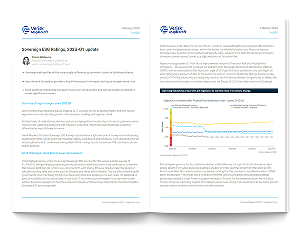 2022-Q4 Sovereign ESG Ratings Update report image